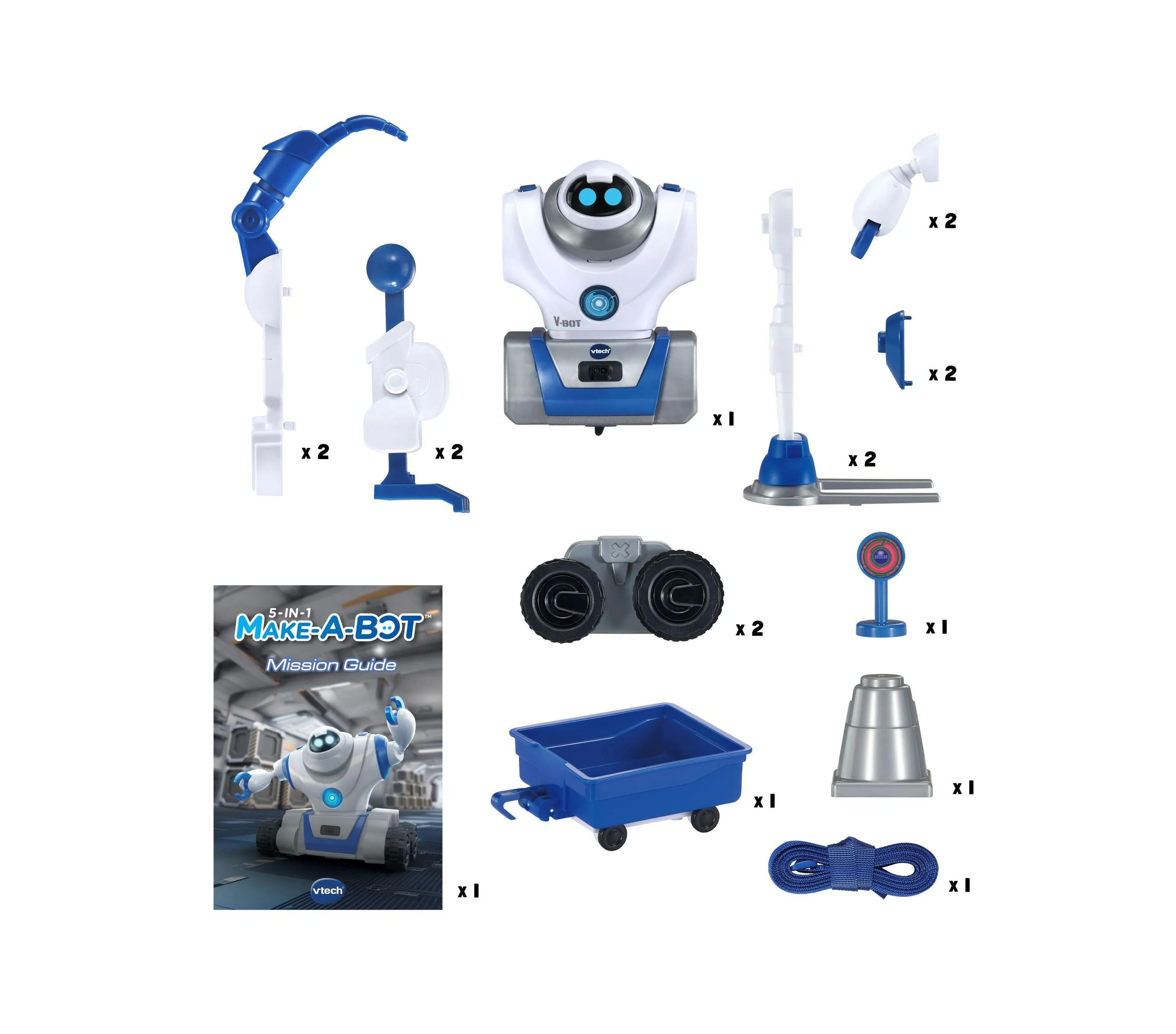 5-IN-1 MAKE-A-BOT Transformable Mission Robot