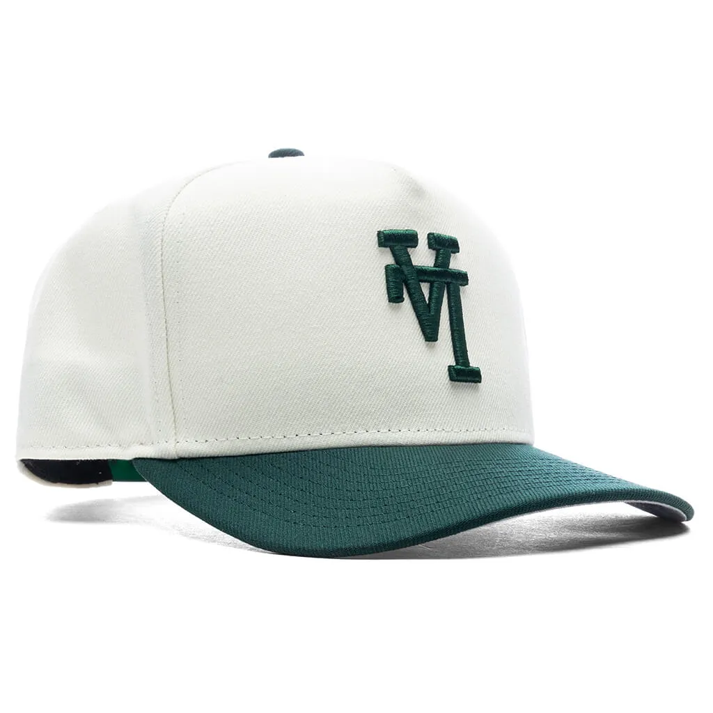 9FIFTY A-Frame Snapback Upside Down Los Angeles Dodgers - Chrome/Dark Green
