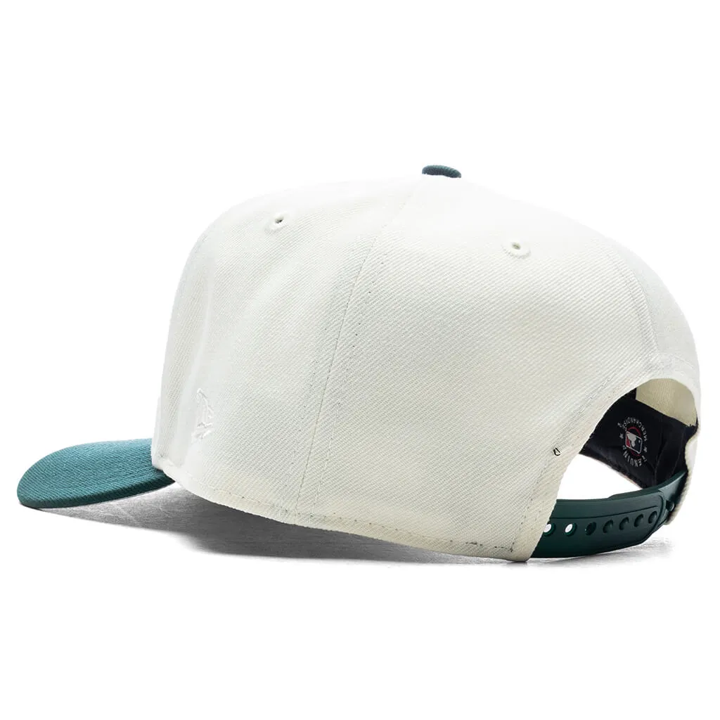 9FIFTY A-Frame Snapback Upside Down Los Angeles Dodgers - Chrome/Dark Green