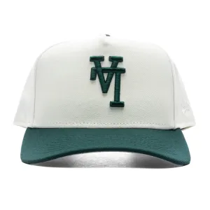 9FIFTY A-Frame Snapback Upside Down Los Angeles Dodgers - Chrome/Dark Green