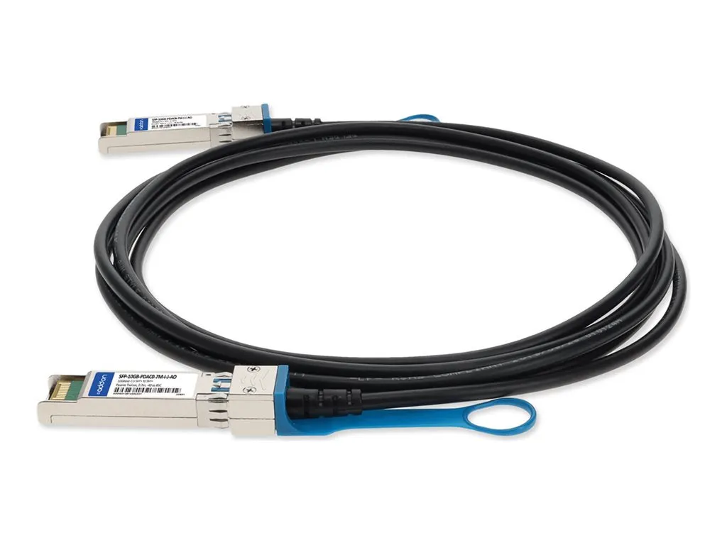 AddOn - 10GBase-CU direct attach cable - TAA Compliant - SFP  to SFP  - 2.3 ft - twinaxial - SFF-8431/SFF-8432/INF-8074 - passive SFP-10GB-PDAC0-7M-I-J-AO