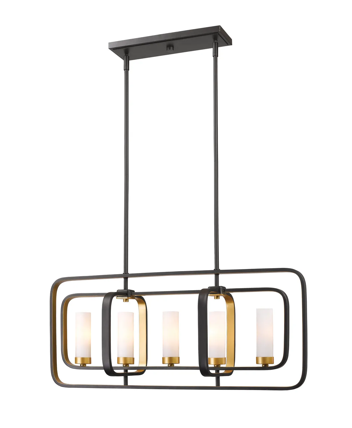 Aideen Five Light Linear Chandelier