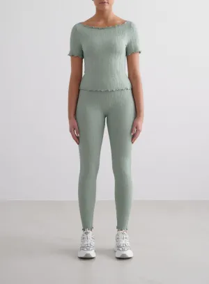 Aqua Tulip Tights