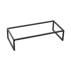 Arcata 922357 Rectangular Riser, Matte Black, 14-3/4" x 5-3/4"