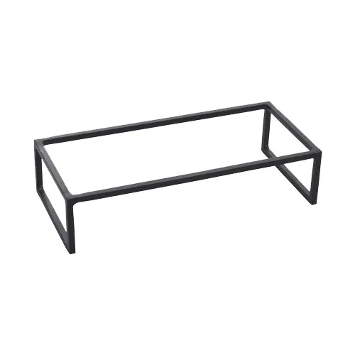 Arcata 922357 Rectangular Riser, Matte Black, 14-3/4" x 5-3/4"