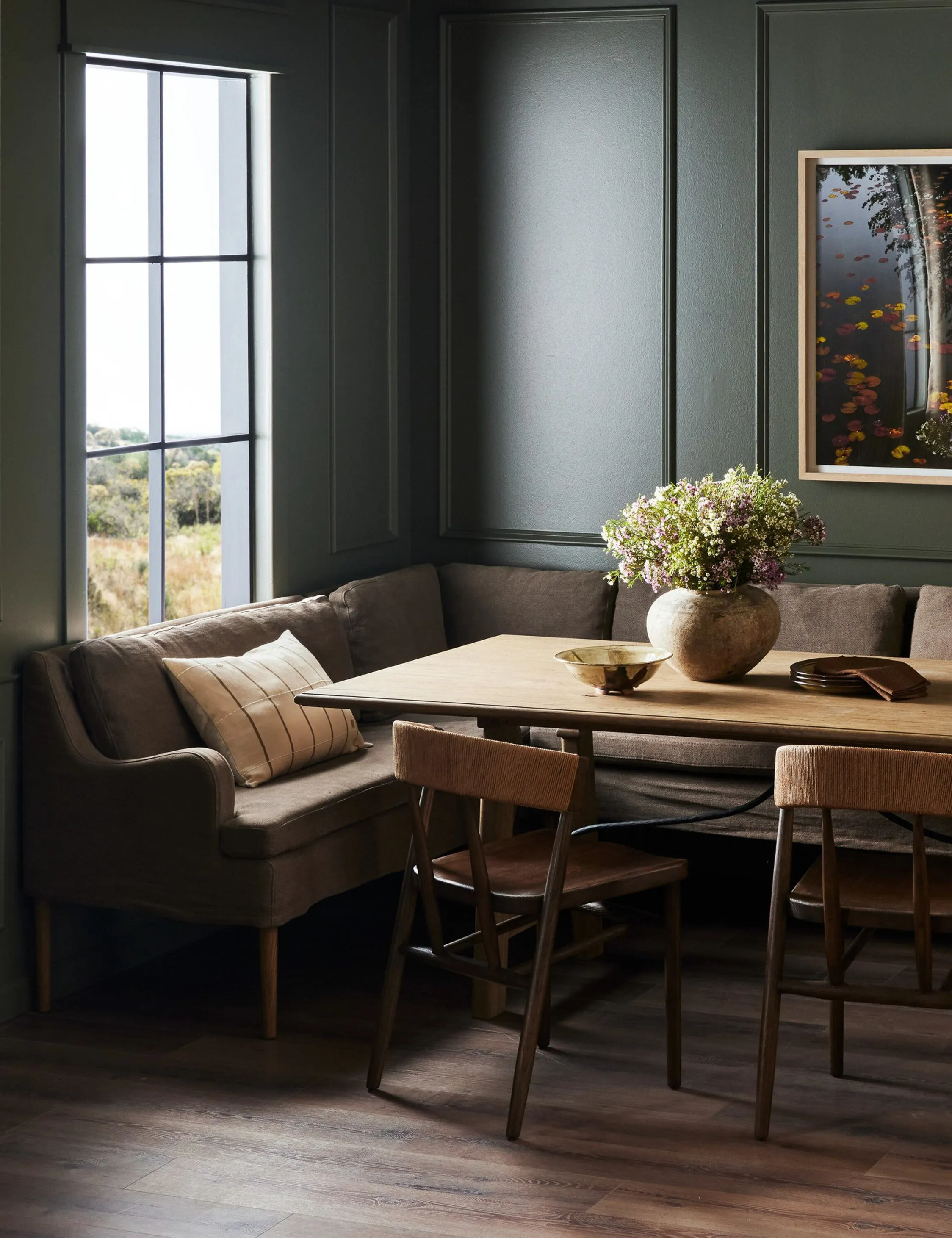 Aurelia Dining Banquette by Amber Lewis x Four Hands