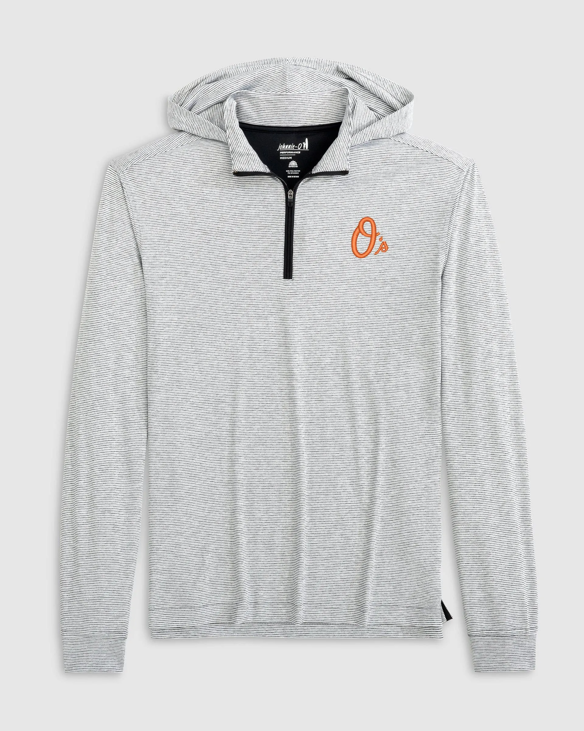 Baltimore Orioles Hybrid Performance 1/4 Zip Hoodie