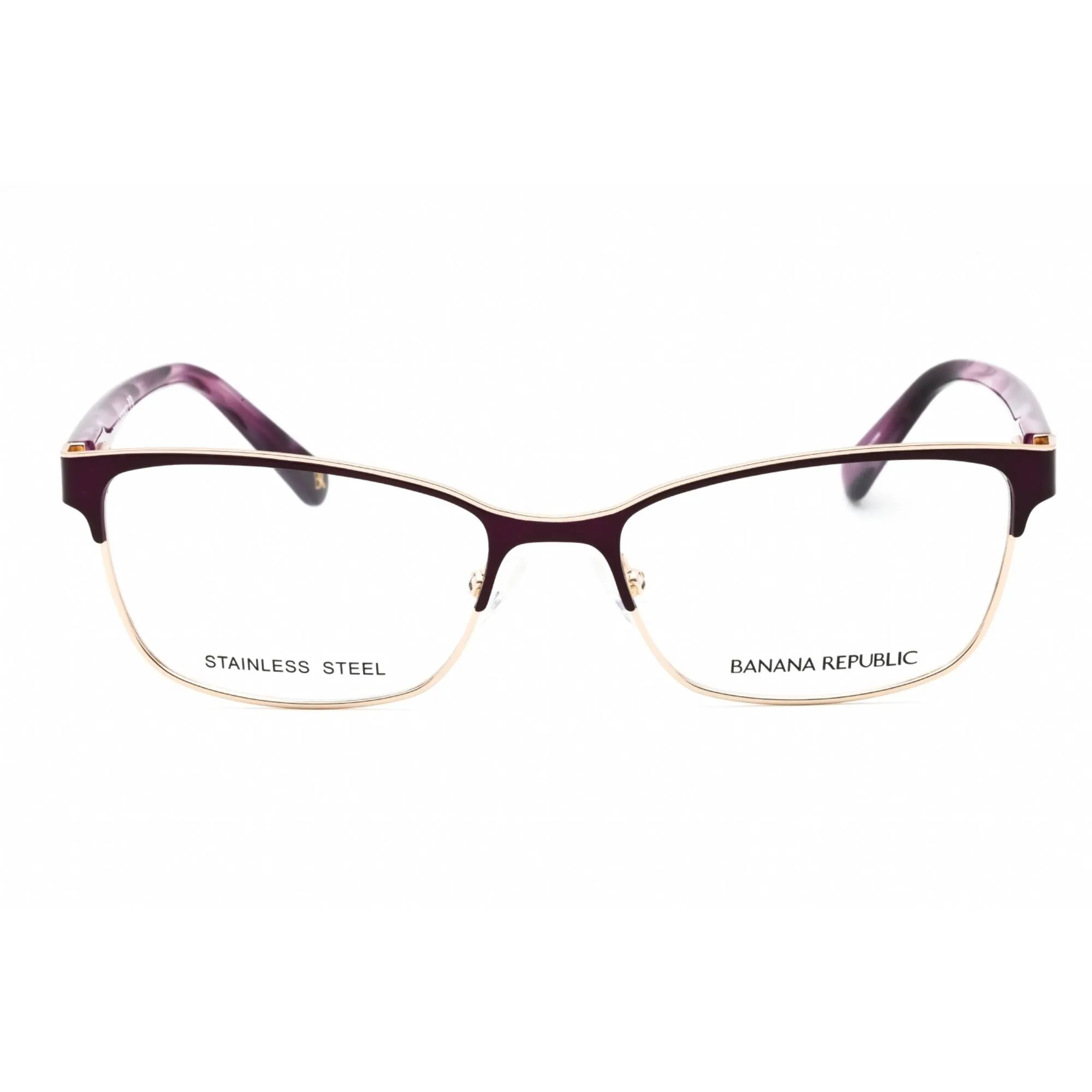 Banana Republic Women's Eyeglasses - 52mm Matte Purple Violet Frame | Mabel 01JZ 00