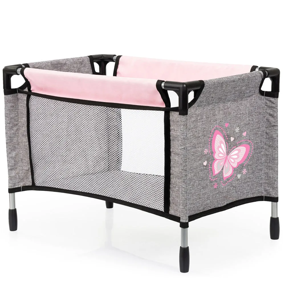 Bayer Design Fairy-Themed Doll Pram and Care Set - 10 Piece Mega Set