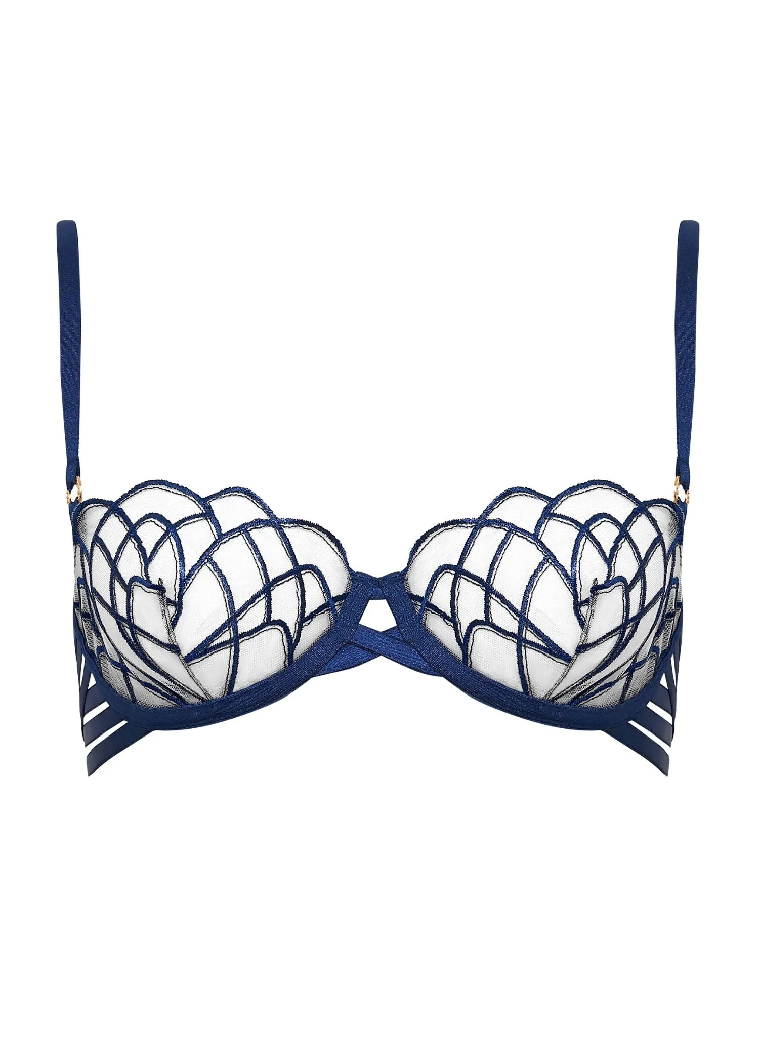 Beatrix Wired Bra (Twilight Blue / Sheer)