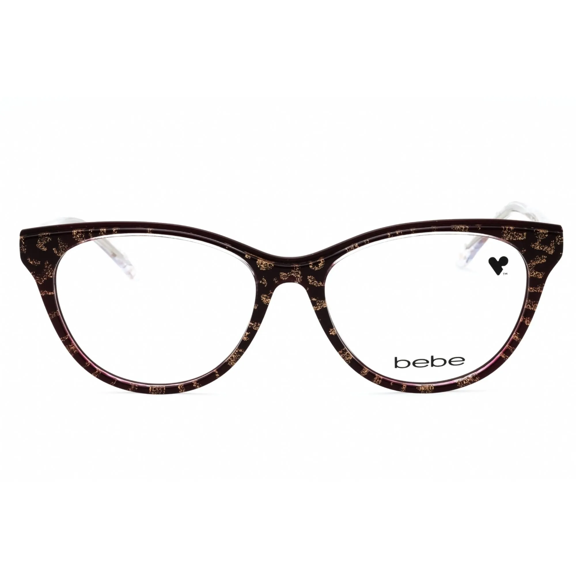 Bebe Women's Eyeglasses - Burgundy Acetate Full Rim Cat Eye Shape Frame | BB5189 610