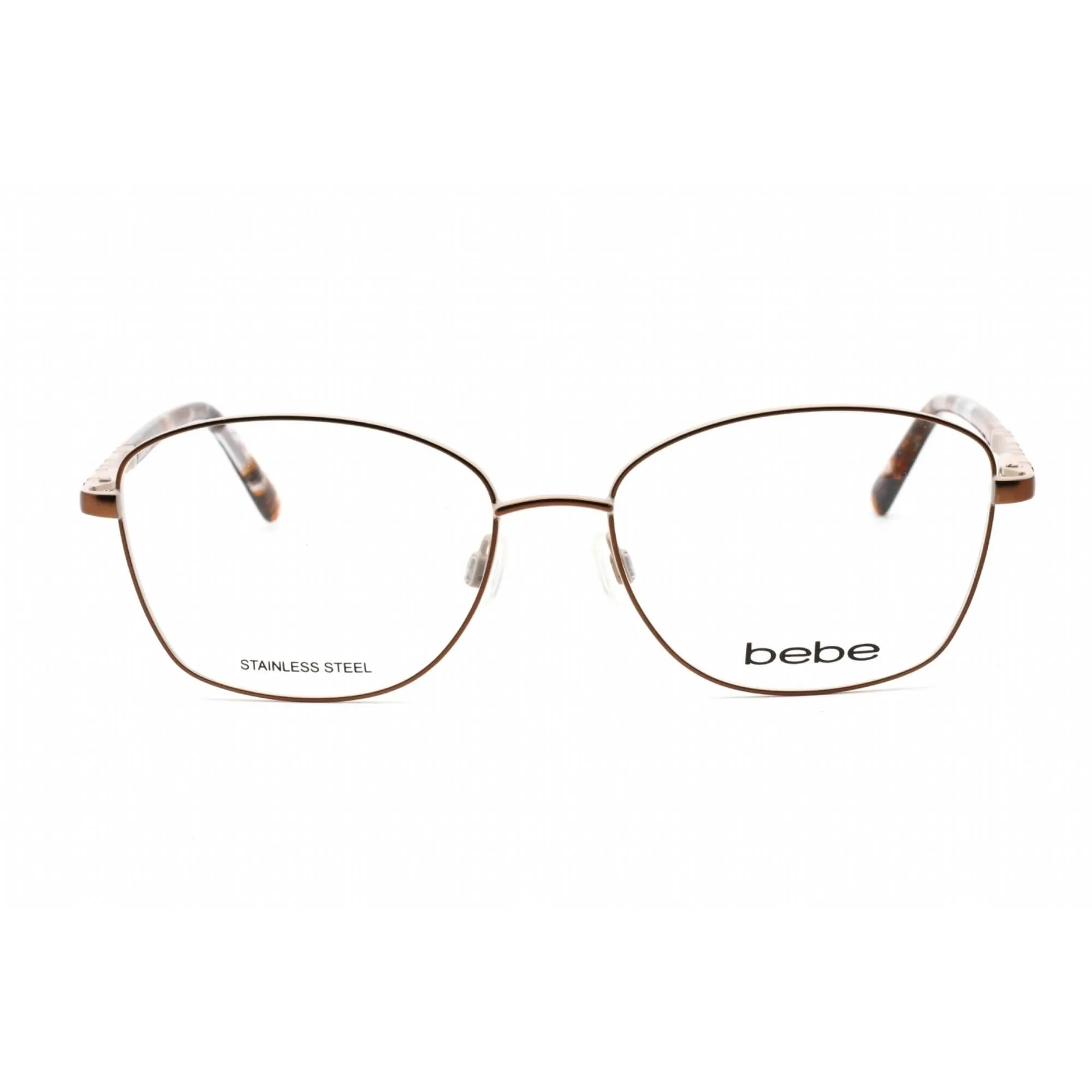 Bebe Women's Eyeglasses - Topaz Rectangular Shape Plastic Frame Clear Lens | BB5192 200