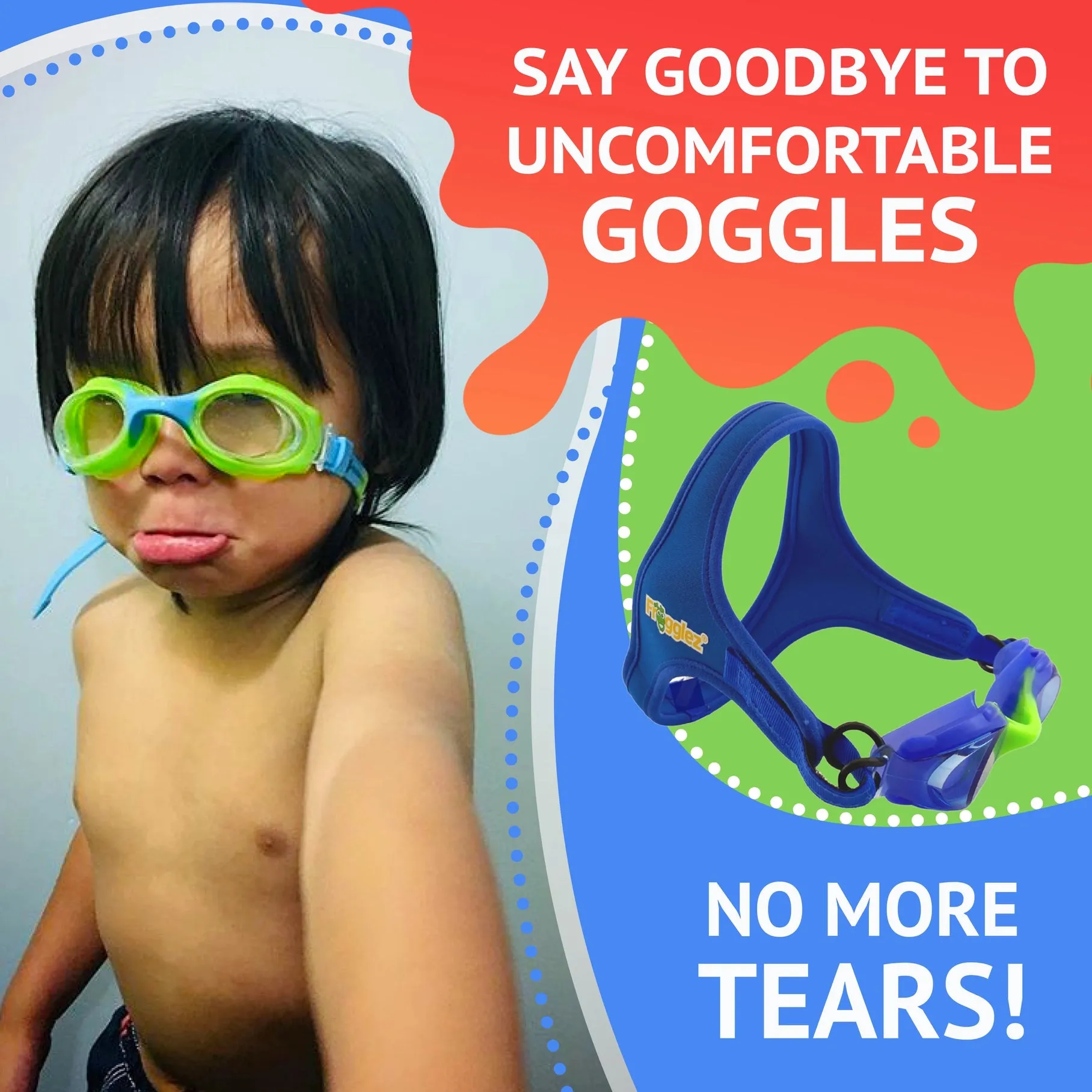 Blue Explorez Swim Goggles