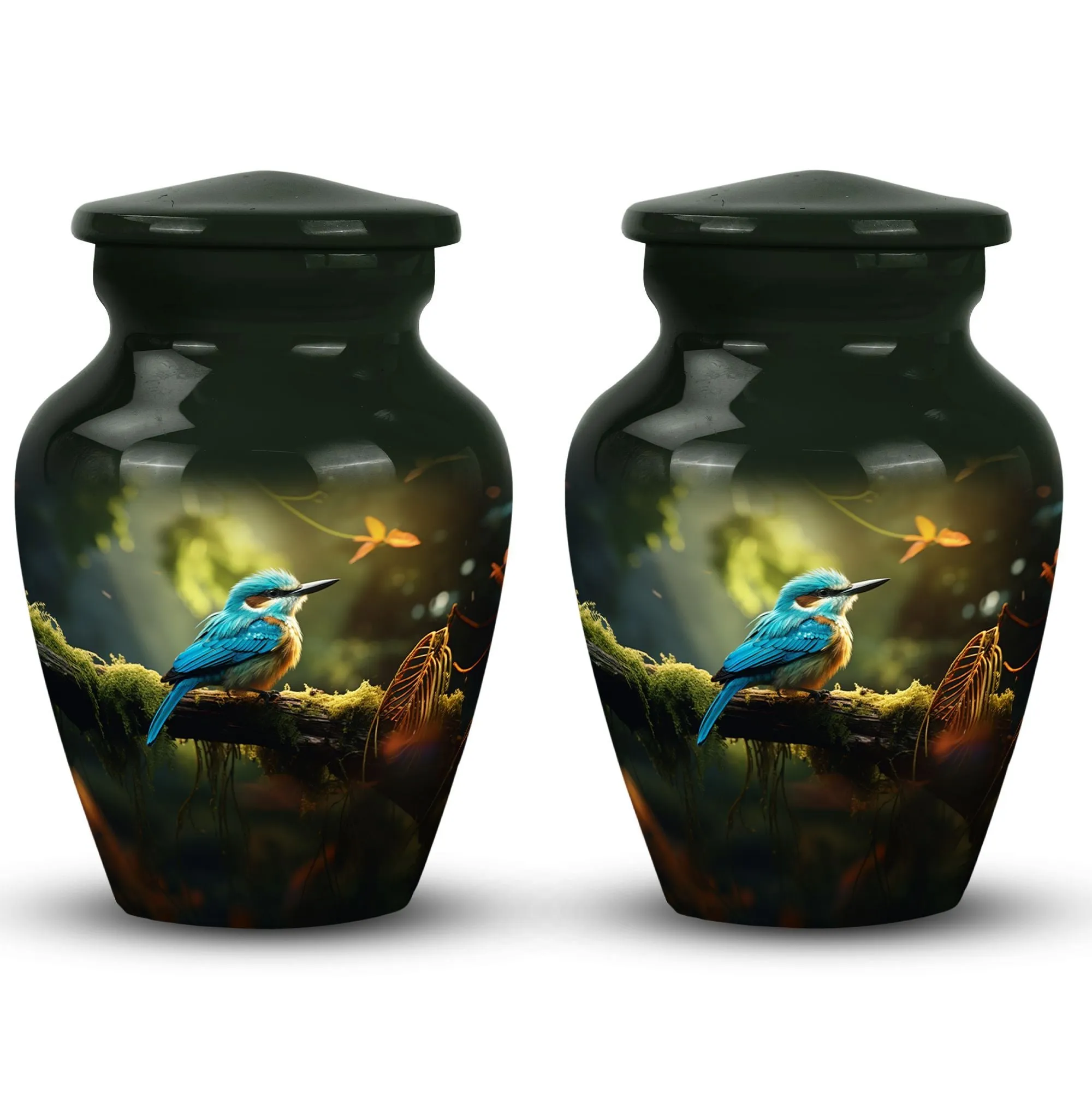 Blue Sparrow Urn - A Unique Memorial for Loved Ones