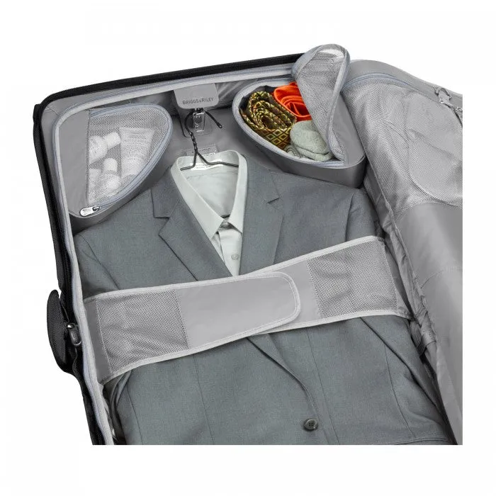Briggs & Riley Baseline 3-Piece Set: Wheeled Carry-On Garment, Cabin Bag & Toiletry Kit