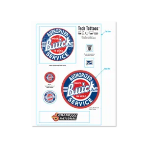 Buick Heritage Tech Stickers