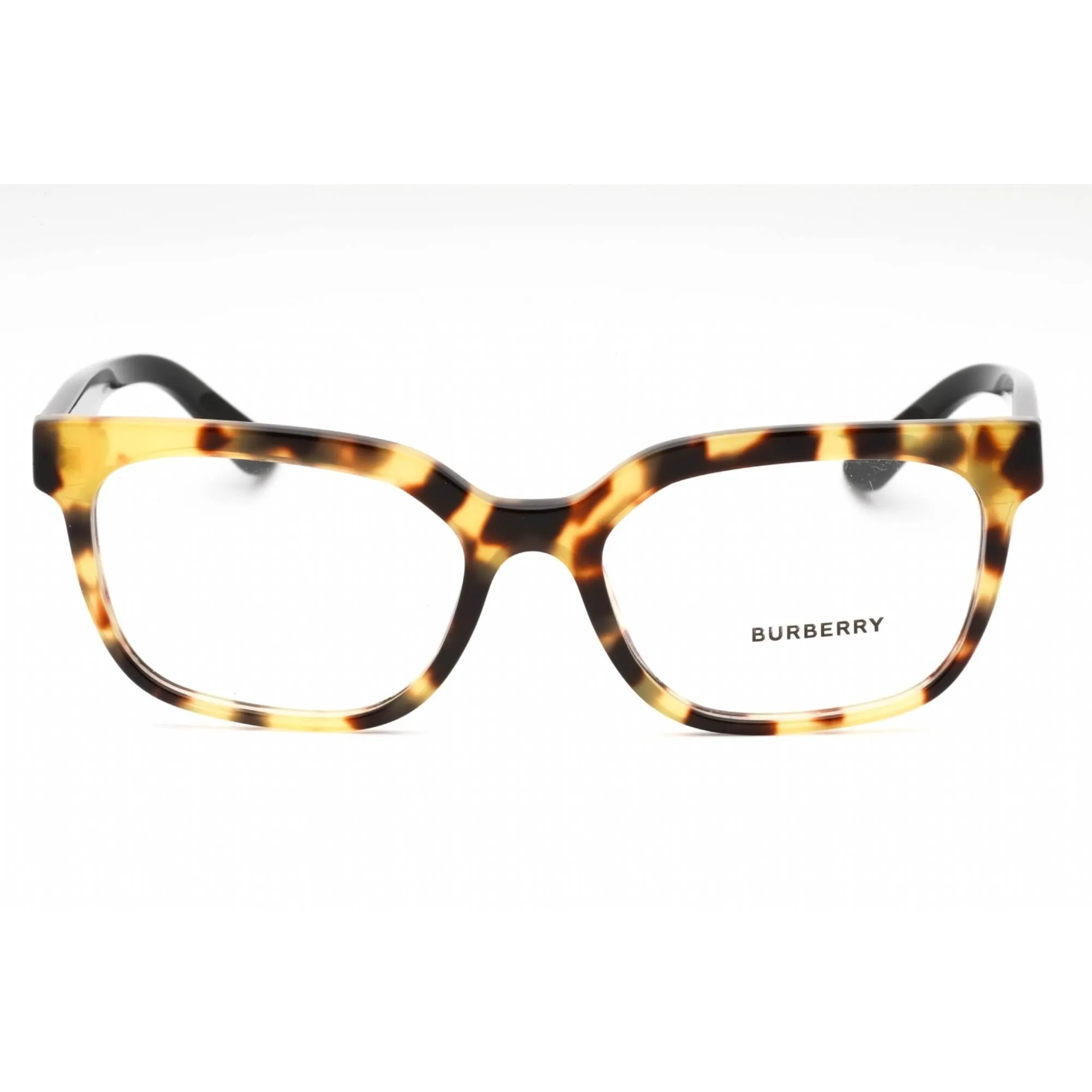 Burberry Women's Eyeglasses - Light Havana Plastic Square Full Rim Frame | BE2277 3741