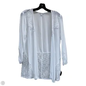 Cardigan By Studio Works In White, Size: M