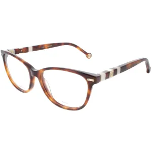 Carolina Herrera Women's Eyeglasses - Havana Ivory Full Rim Cat Eye | CH 0048 0C1H
