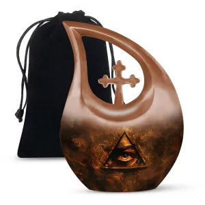 Catholic Remembrance Collection: Angelic Burial Memorial Urn