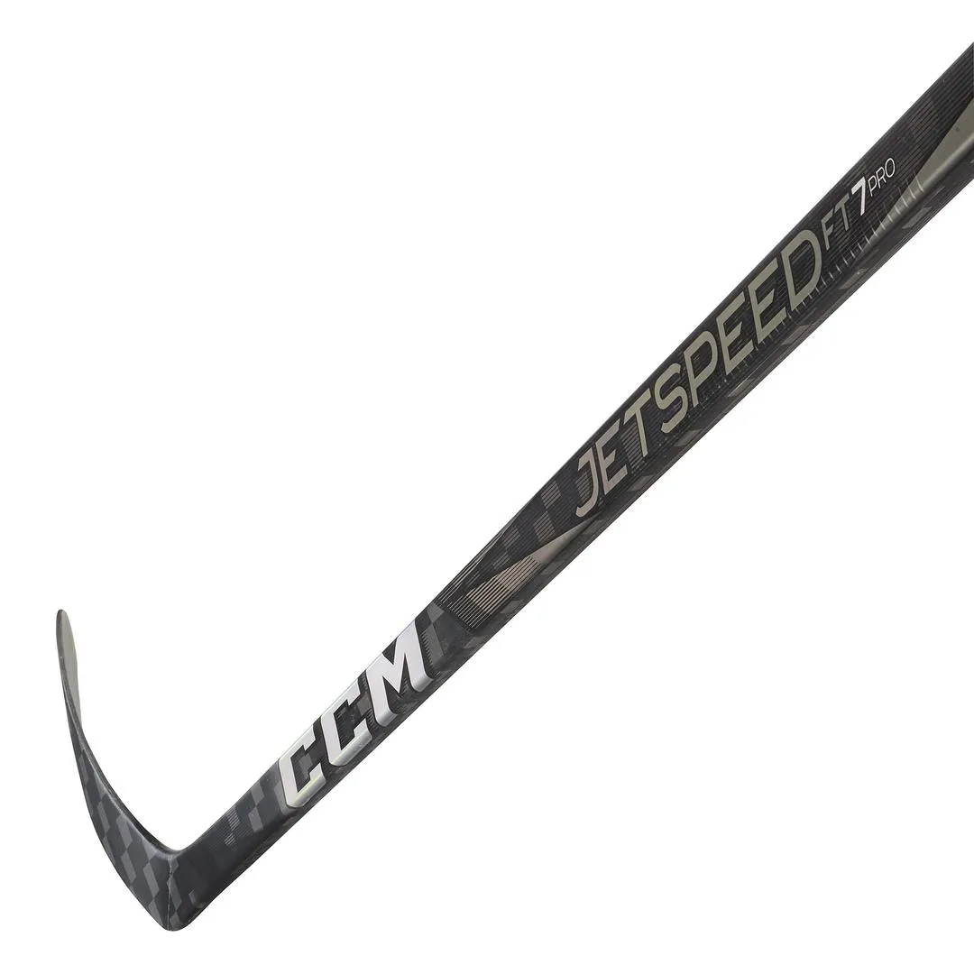 CCM Intermediate Jetspeed FT7 Pro Chrome Hockey Player Stick