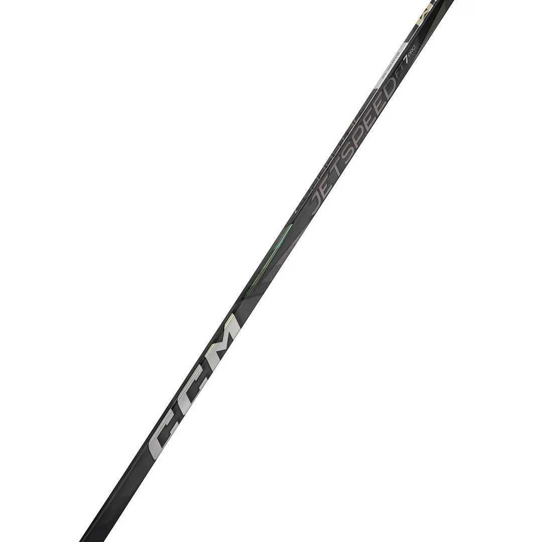 CCM Intermediate Jetspeed FT7 Pro Chrome Hockey Player Stick