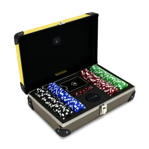Centenary · Poker Set | Saffron/Brown