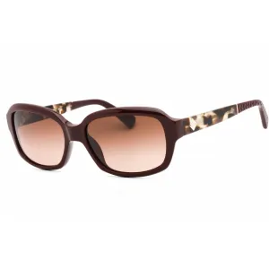 Cole Haan Women's Sunglasses - Burgundy Zylonite Full Rim Rectangular | CH7004 604