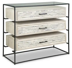 Crewridge Black / Cream Accent Cabinet