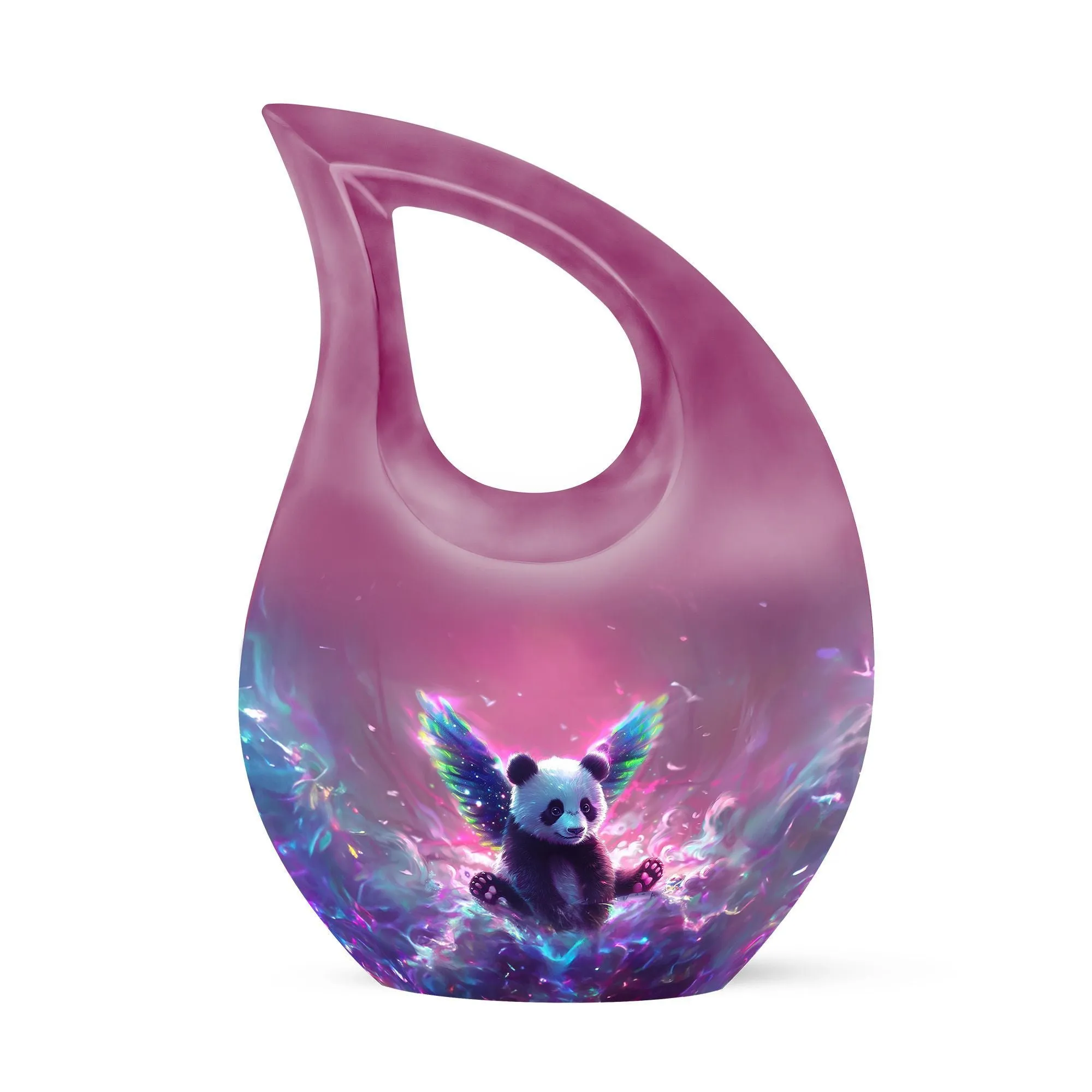 Cross Drop Panda Commemorative Extra Large Urn: Unique Urn