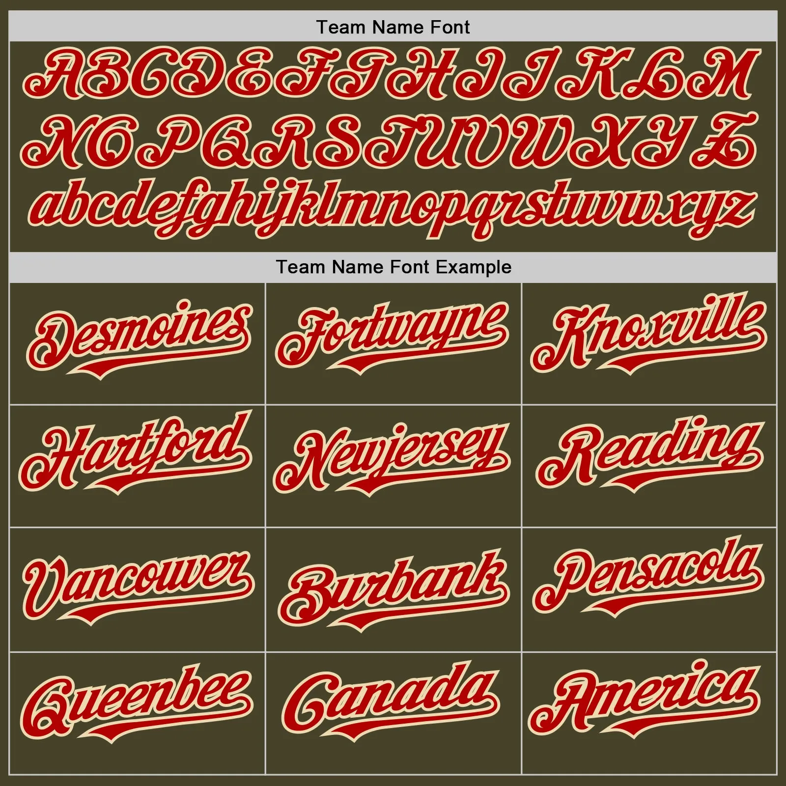 Custom Olive Cream-Red Pinstripe Authentic Split Fashion Salute To Service Baseball Jersey