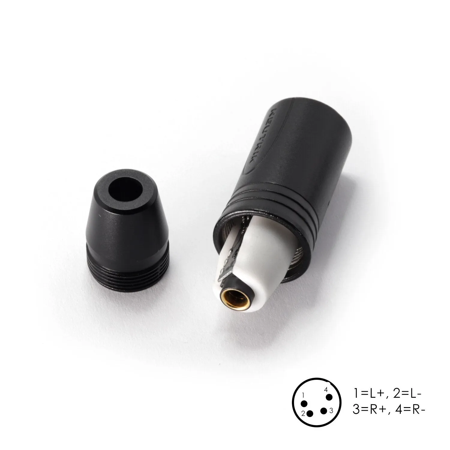 DD ddHiFi XLR44B XLR Male to 4.4mm Balanced Female Adapter