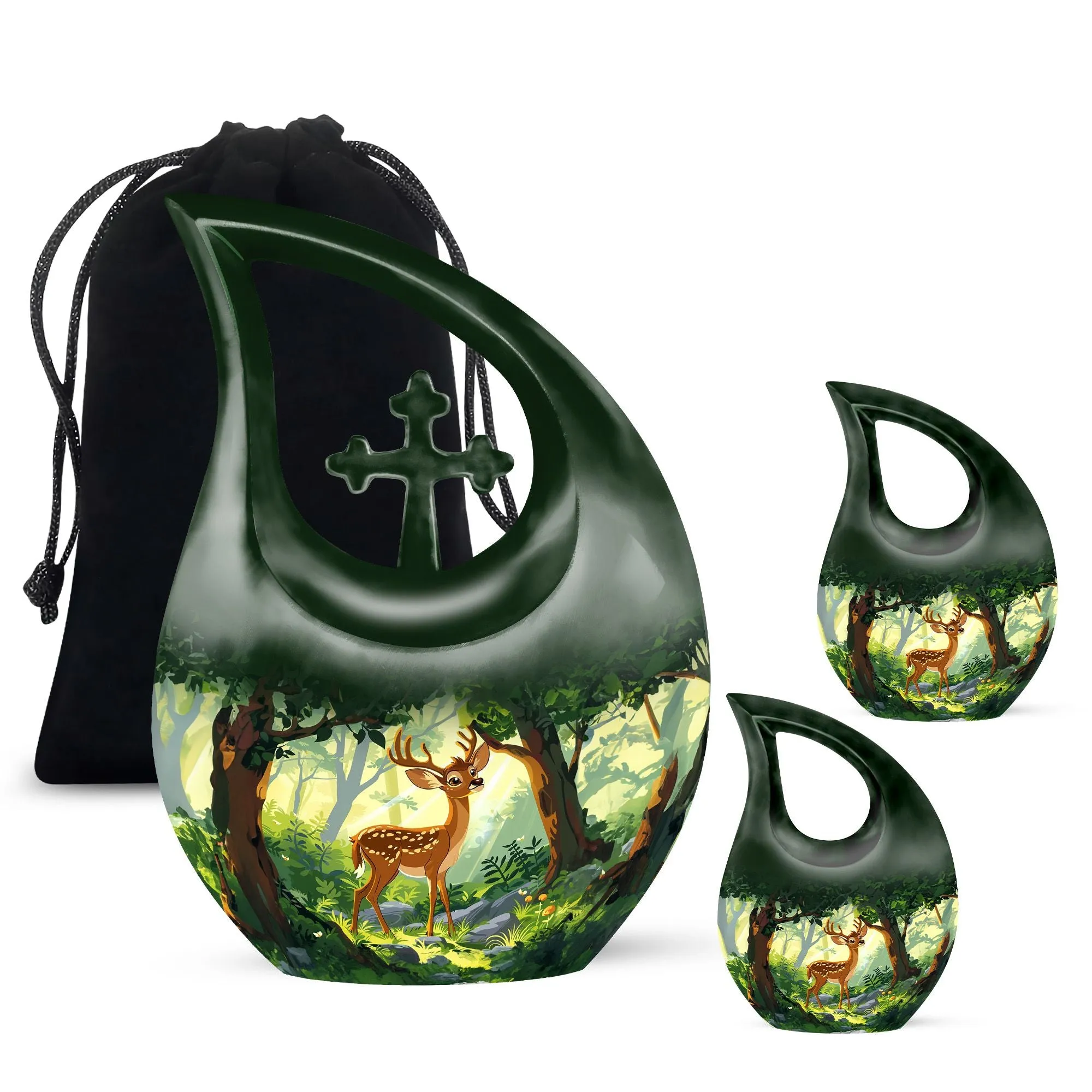 Deer Cremation Urn: Keepsake Cremation Urn For Human Ashes