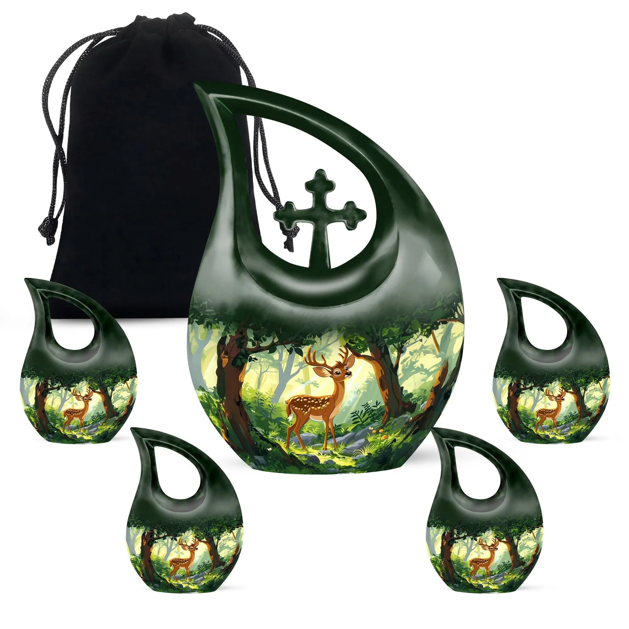 Deer Cremation Urn: Keepsake Cremation Urn For Human Ashes