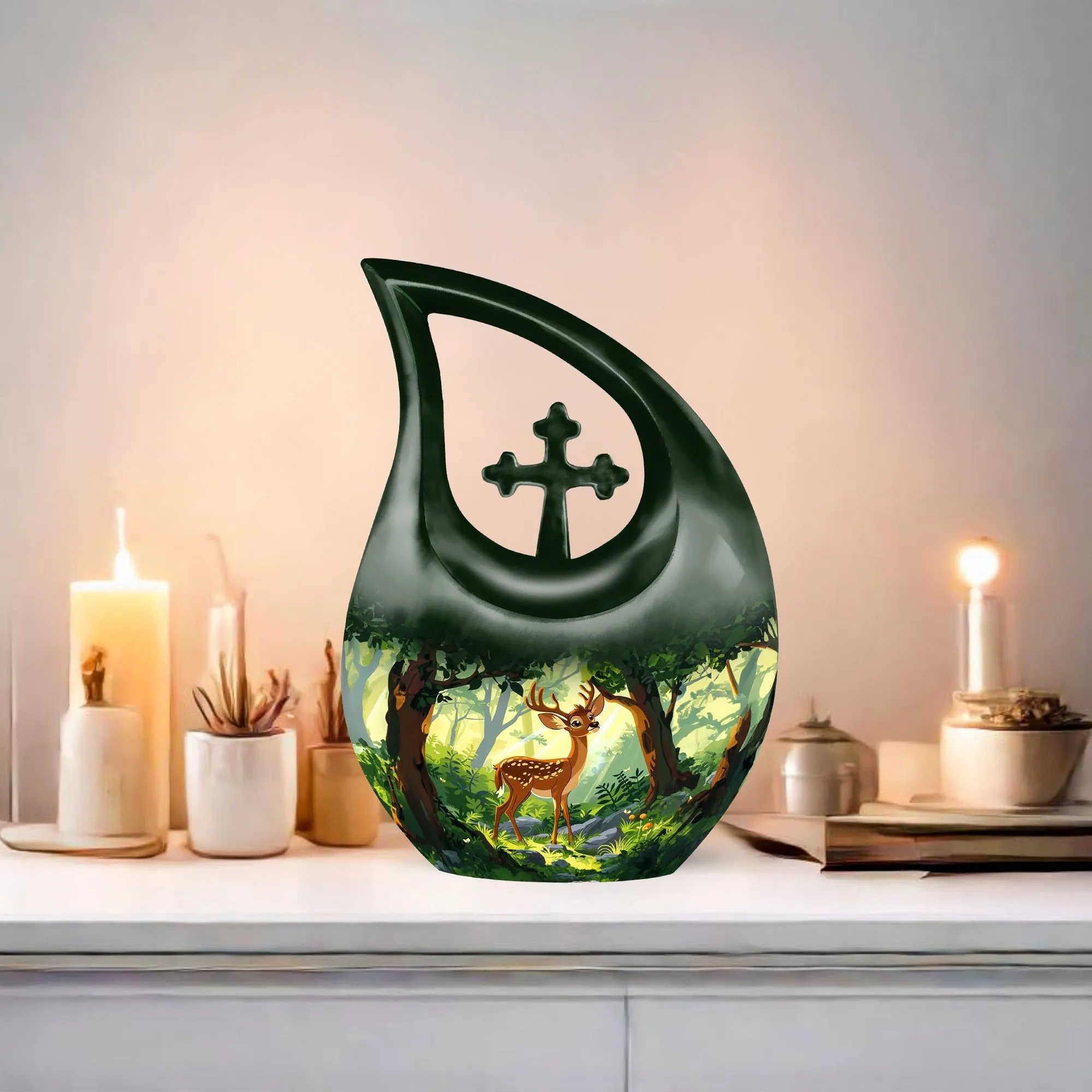 Deer Cremation Urn: Keepsake Cremation Urn For Human Ashes