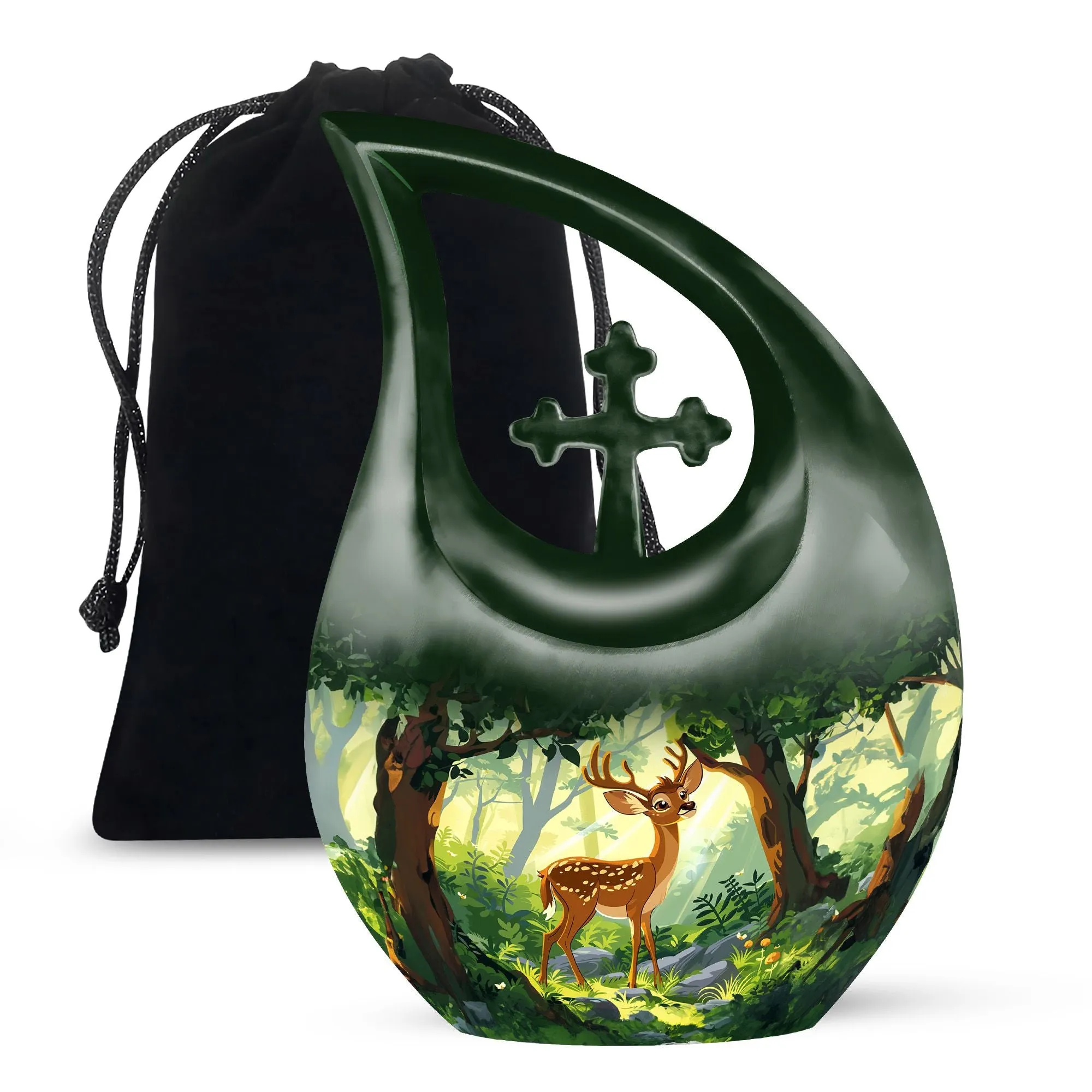 Deer Cremation Urn: Keepsake Cremation Urn For Human Ashes