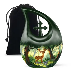 Deer Cremation Urn: Keepsake Cremation Urn For Human Ashes