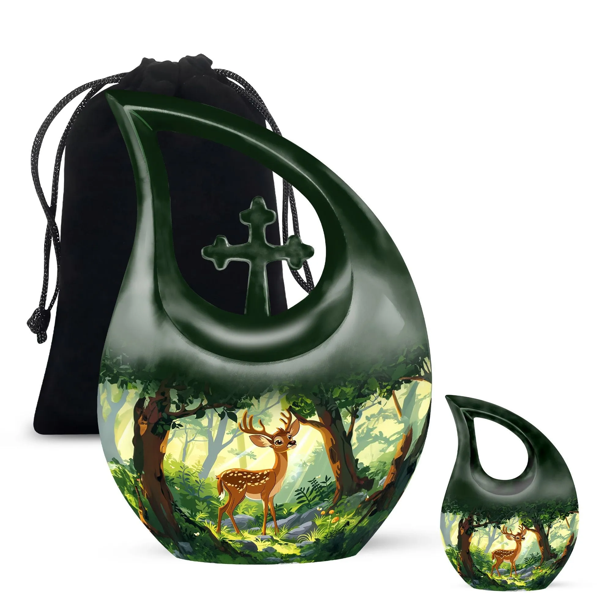 Deer Cremation Urn: Keepsake Cremation Urn For Human Ashes