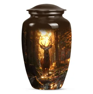 Deer Urn, Women's Funeral Cremation Tribute