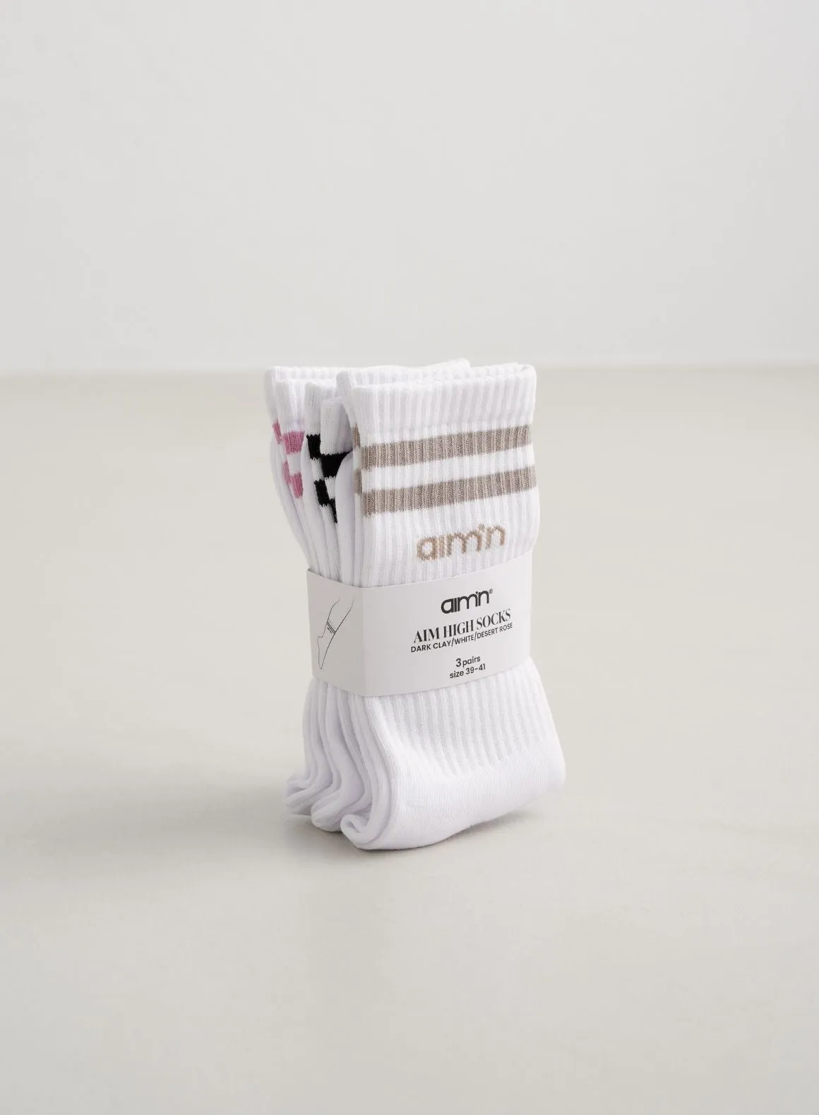 Desert Rose Aim High Socks 3-pack