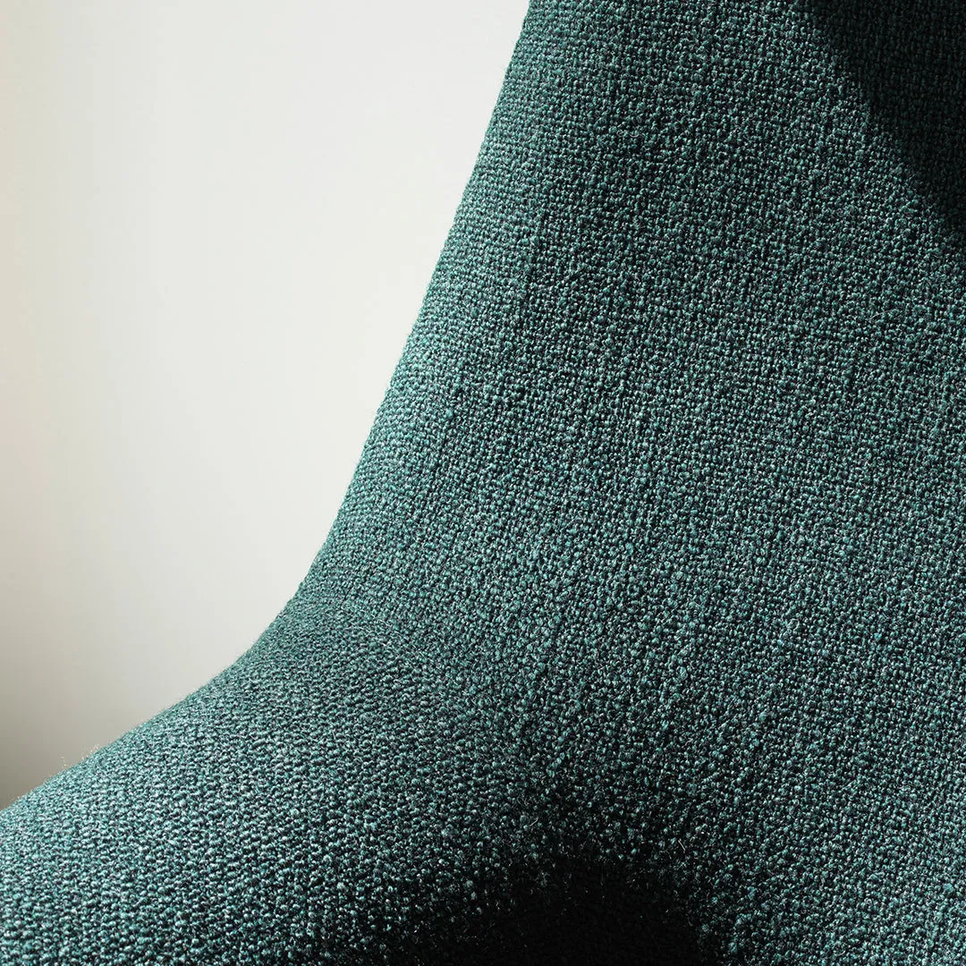 Drape High Lounge Chair - Steel Legs