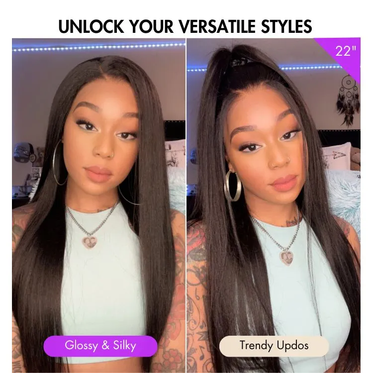 Exclusive Sale | Luvme Hair PartingMax Glueless Wig Ready to Go Silky Straight 7x6 Closure HD Lace Pre Plucked & Bleached Breathable Cap