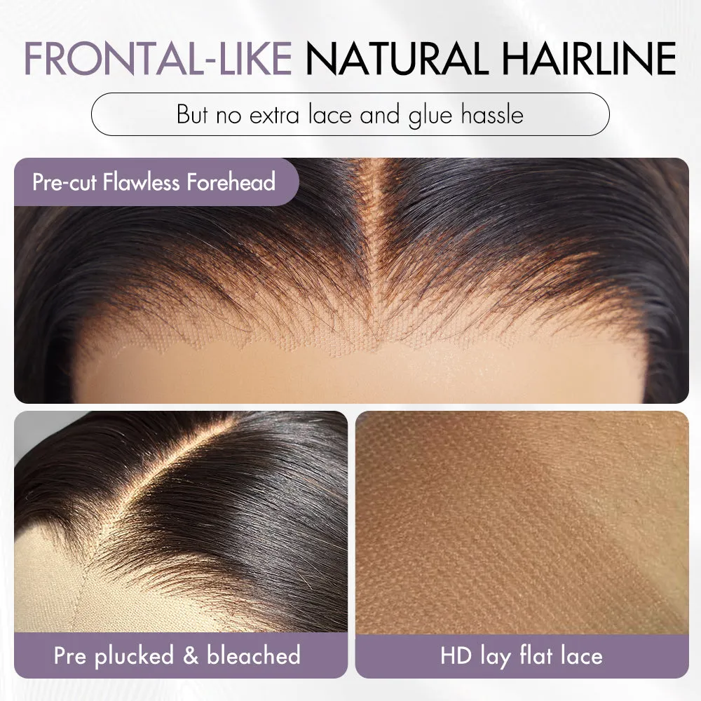 Exclusive Sale | Luvme Hair PartingMax Glueless Wig Ready to Go Silky Straight 7x6 Closure HD Lace Pre Plucked & Bleached Breathable Cap