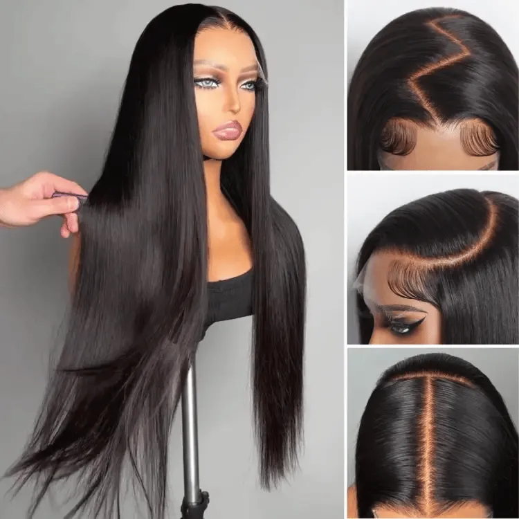 Exclusive Sale | Luvme Hair PartingMax Glueless Wig Ready to Go Silky Straight 7x6 Closure HD Lace Pre Plucked & Bleached Breathable Cap