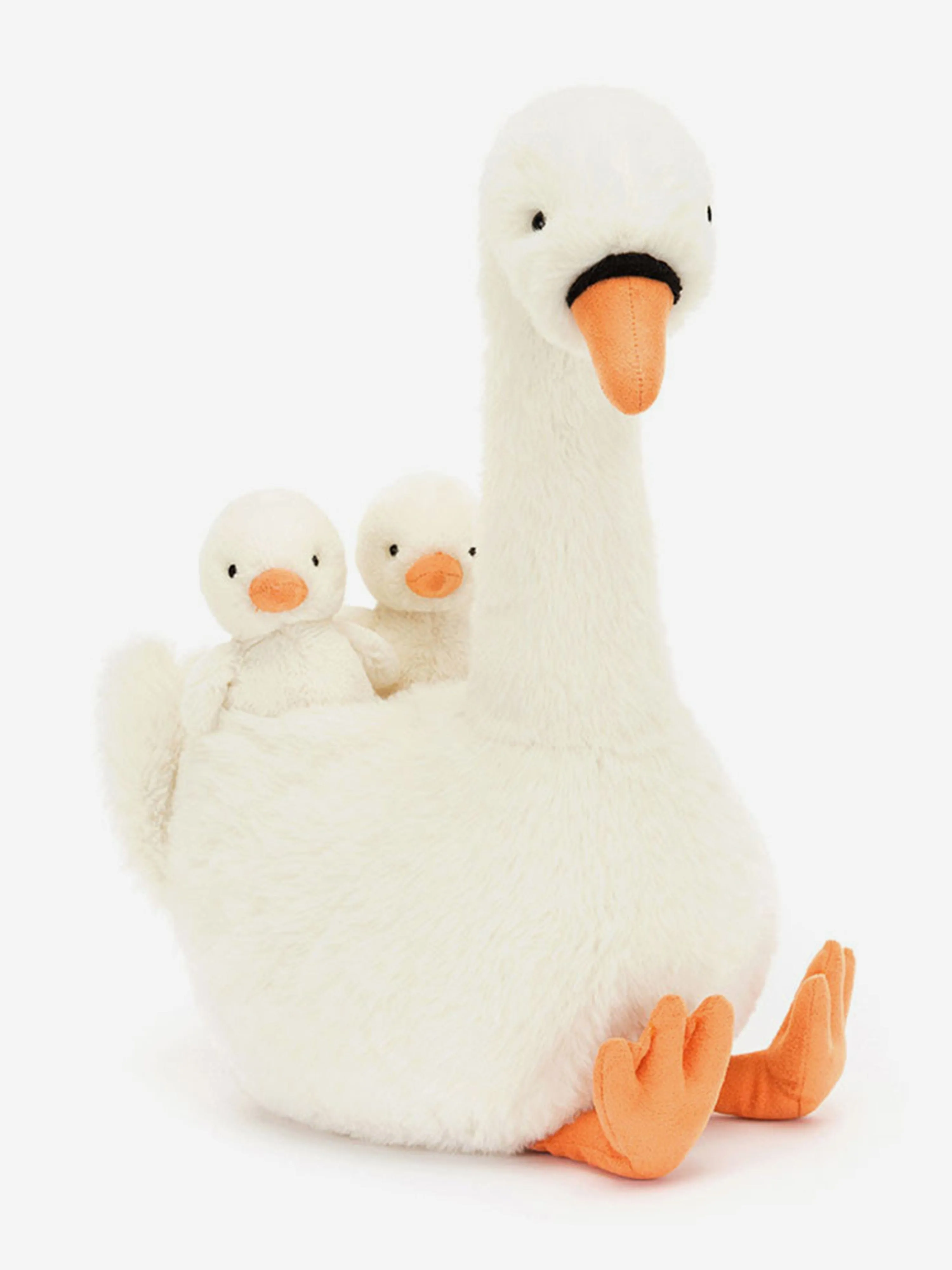 Featherful Swan in White (39cm)