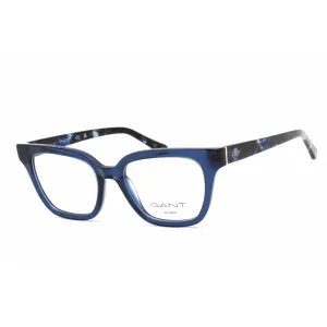 Gant Women's Eyeglasses - Fixed Nose Pads Cat Eye Blue Plastic Frame | GA4124 092