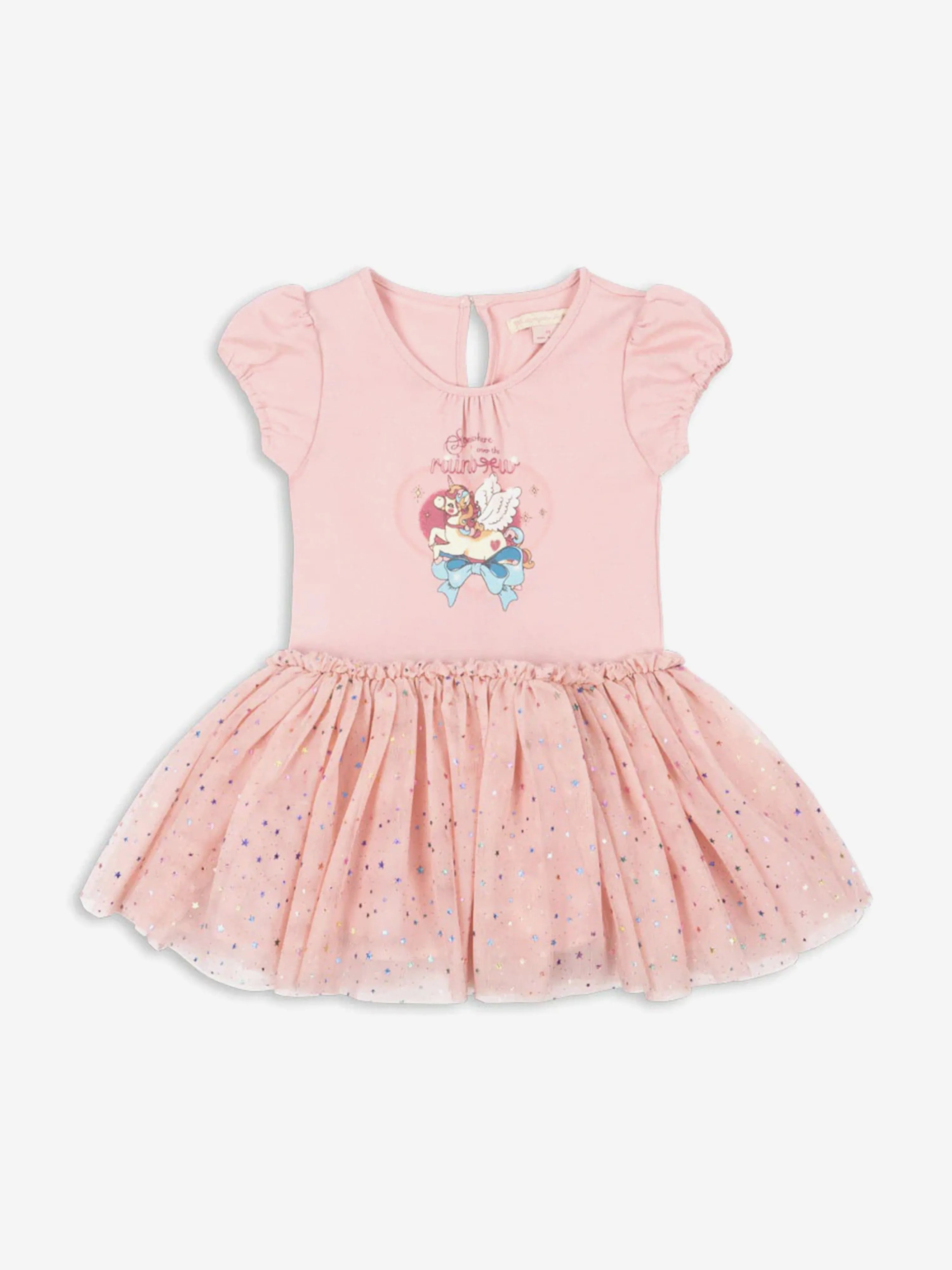 Girls Ada Fairy Ballerina Glitter Dress in Pink