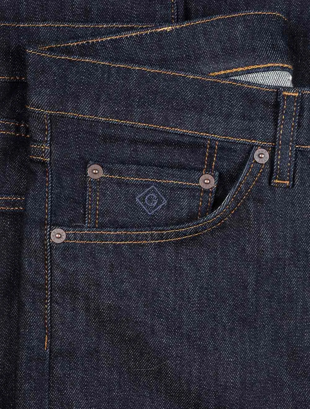 Hayes Slim Fit Jeans Dark Blue