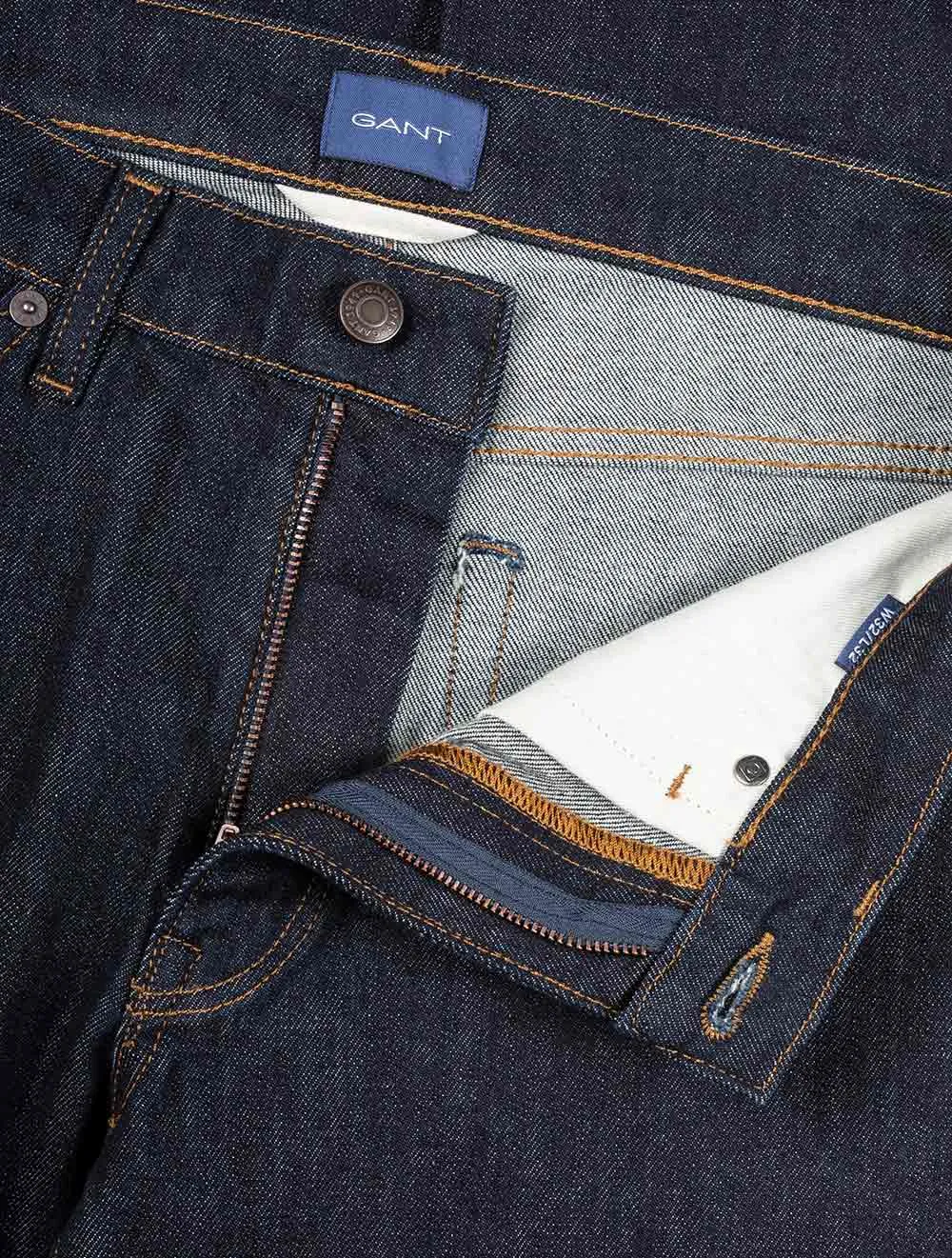 Hayes Slim Fit Jeans Dark Blue