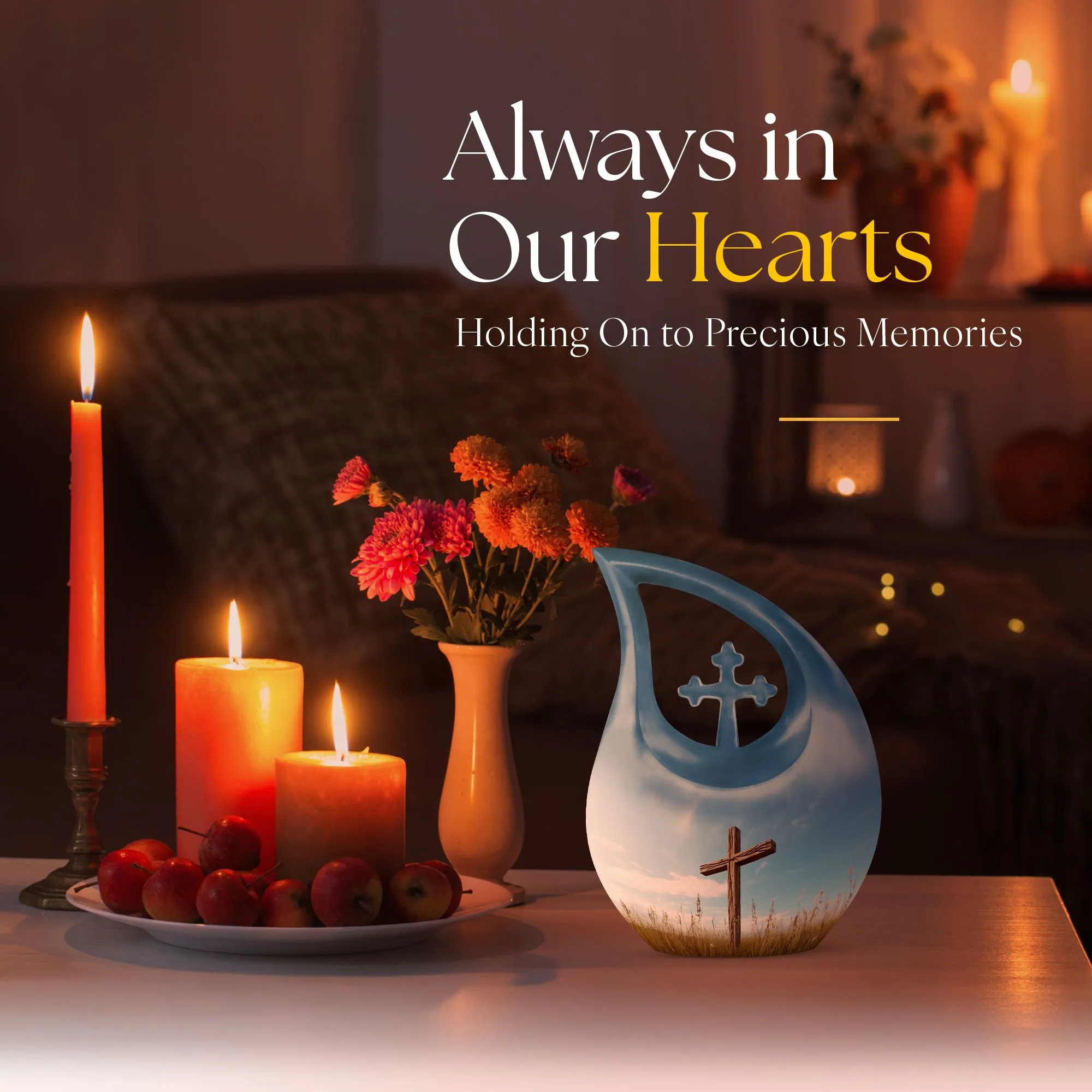 Heavenly Jesus Christ Urn containers to hold cremated ashes
